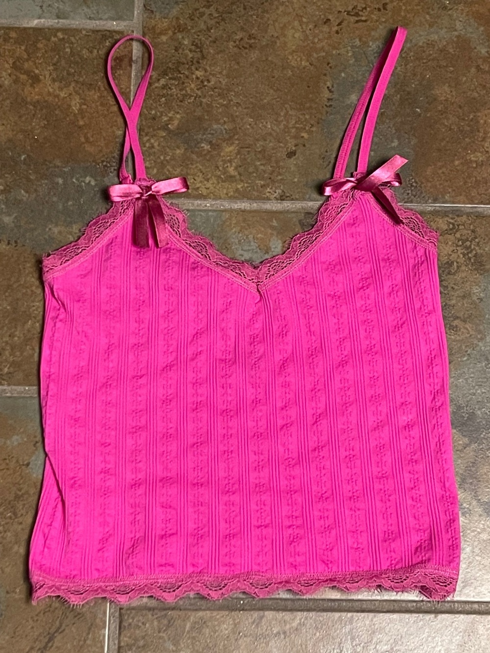 NWOT UO Out From Under Jacquard Seamless Tank Top